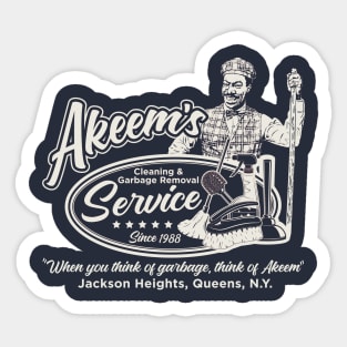 Akeem's Cleaning Service Sticker